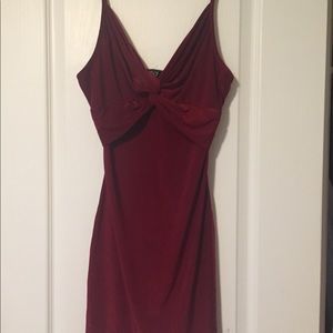 Maroon club dress